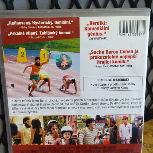 The Dictator DVD used, comedy with subtitles