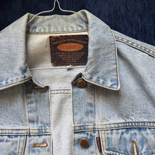 Jacket jeans small, like new, blue