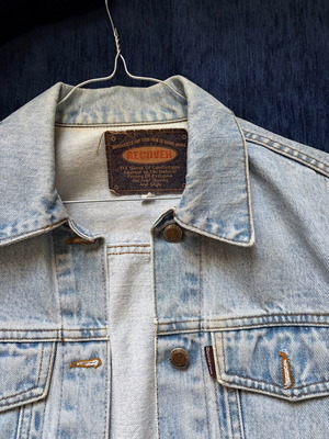 Jacket jeans small, like new, blue