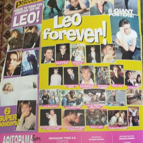 Dicapriomania magazine tribute like new with cards and stickers