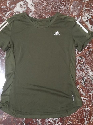 Adidas γυναικεία αθλητική μπλούζα καινούργια, πράσινη, μέγεθος S