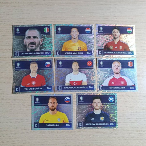 Euro 2024 Captains topps stickers new collection