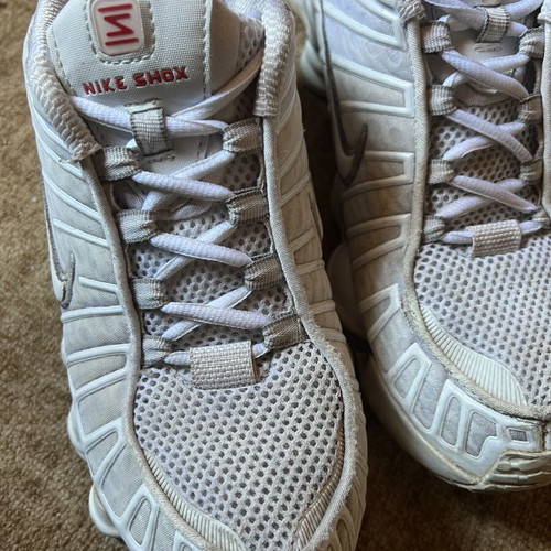Nike TL Shox sneakers, size 43, white