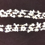 Necklace of mother-of-pearl and agates used