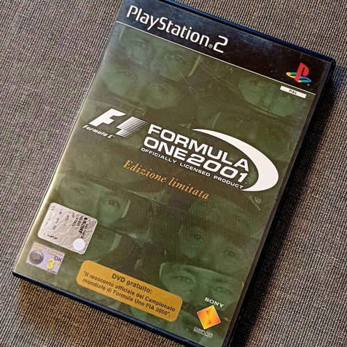 Formula One 2001 Limited Edition PS2 used, Italian edition