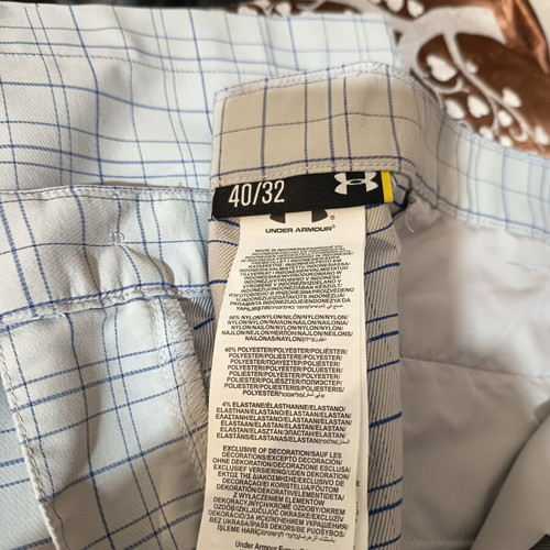 Men's pants, size 40/32, grey and blue
