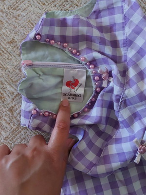 Dress checked pattern, like new