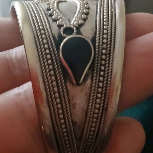 Handmade alpaca bracelet used