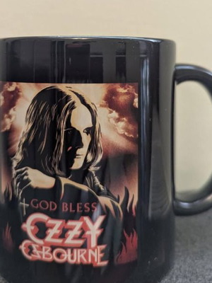 Ceramic Mug with Heavy Metal Ozzy Osbourne Design new