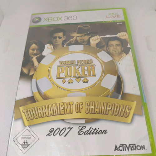 World Series of Poker Tournament of Champions 2007 Edition for Microsoft Xbox new
