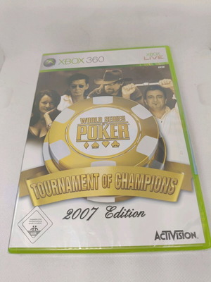 World Series of Poker Tournament of Champions 2007 Edition for Microsoft Xbox new