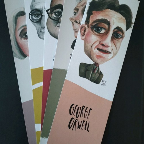 Politeia bookmarks like new, set of 5 pieces