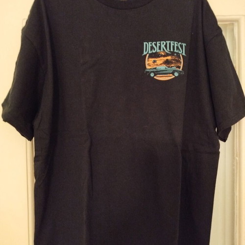 Desert Festival London 2025 επίσημο T-shirt Gildan XL σαν καινούργιο, μαύρο
