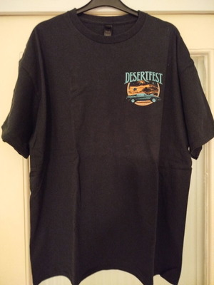 Desert Festival London 2025 επίσημο T-shirt Gildan XL σαν καινούργιο, μαύρο