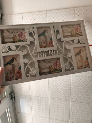 Friends large iron photo frame like new
