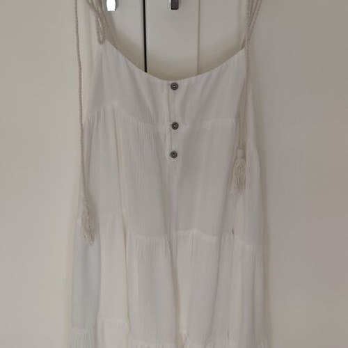 Toi&Moi white women's dress size S new, viscose