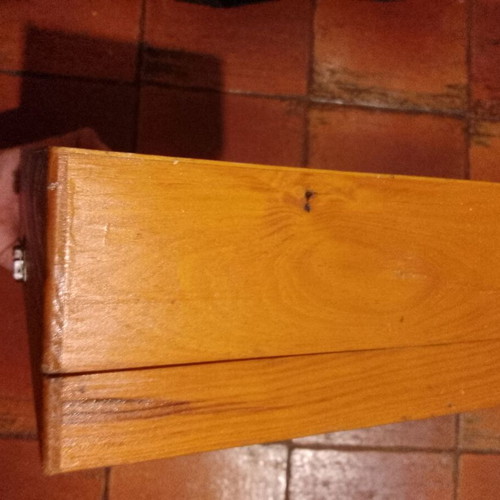 Wooden wine case used