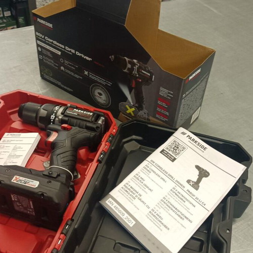 Parkside PABSP 20 Li C4 drill driver new with 4A smart battery