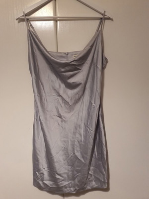 Stradivarius Silver Mini Dress Like New