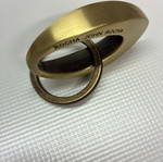 John Rocha brass keychain