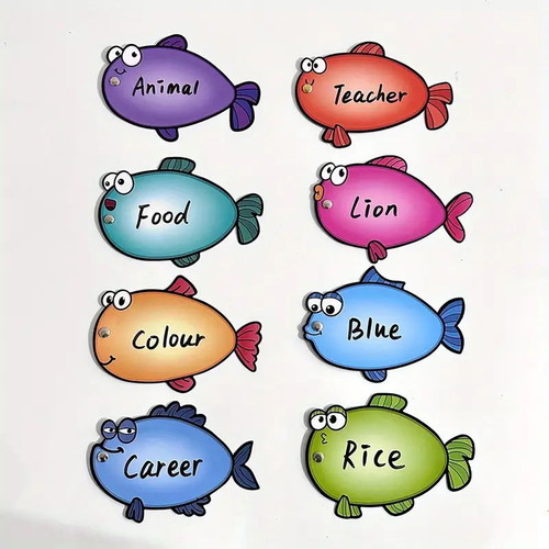 Fishing game new with magnetic rods and erasable markers