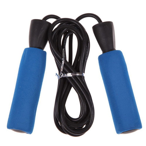 Jump Rope new, blue with soft handles and bearings