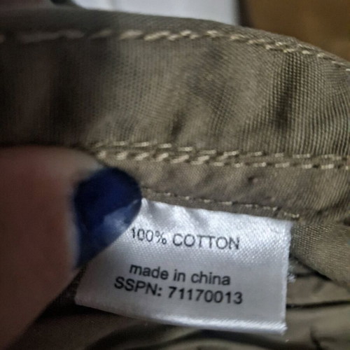 Spring men's jacket like new, khaki, 100% cotton
