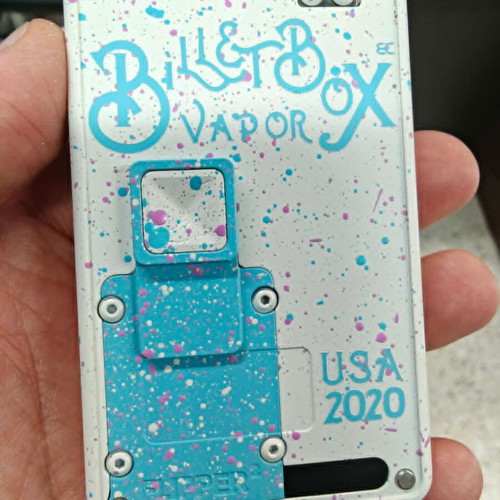 Billet Box custom color with monarchy keyring Delro lightly used