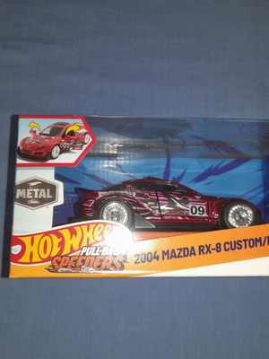 Hot Wheels 2004 Mazda RX-8 Custom pull-back car new