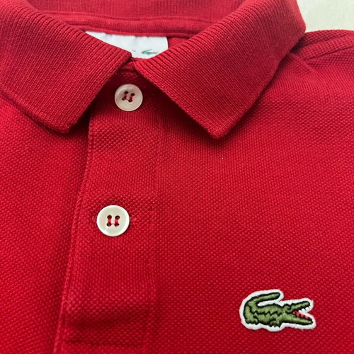 Lacoste Kids T-shirt No 8, 128, Red Like New