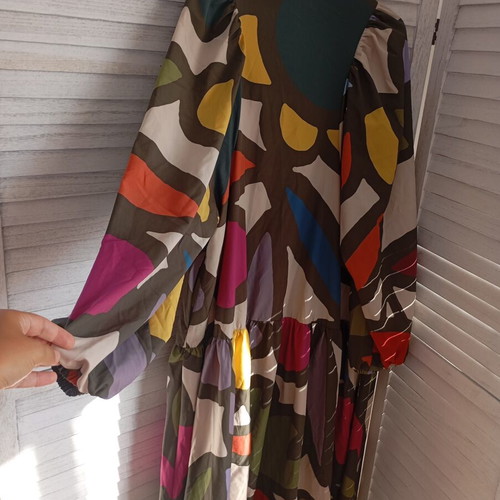 Moutaki small medium colorful dress like new