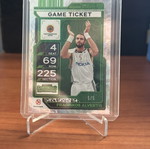 2025-26 Panini EuroLeague Contenders Fragiskos Alvertis Green 5/5 Panathinaikos card