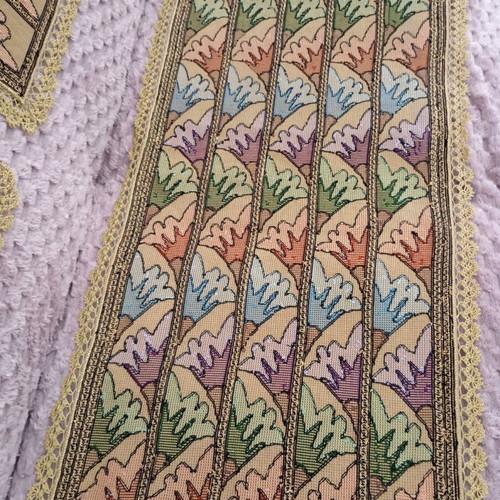 Handmade set of table runners with napkins new