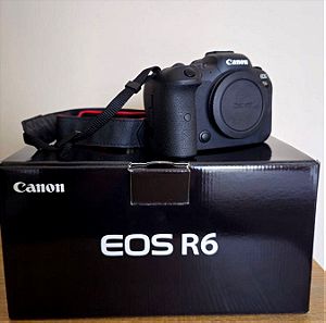 Canon EOS R6  Mirrorless Full Frame Body Black φωτογραφική μηχανή