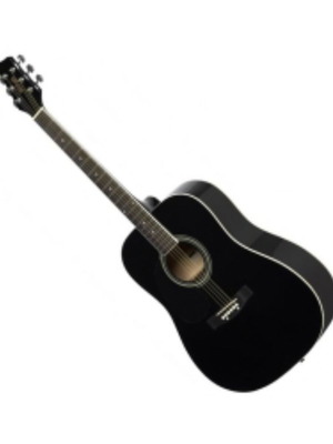 Stagg SA20D LH black acoustic guitar for left-handed