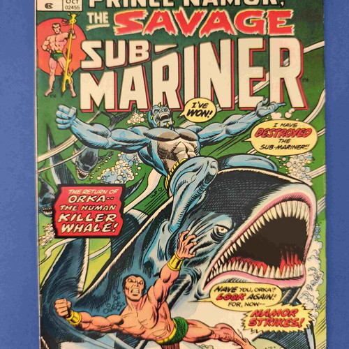 Sub-Mariner 66 comic book used, English