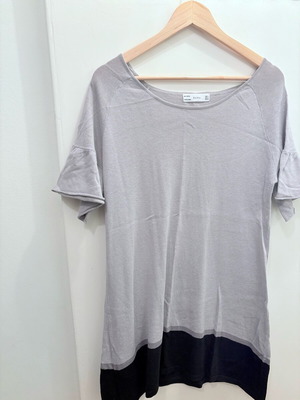 Zara basic dress like new, black and gray, sizes S and M