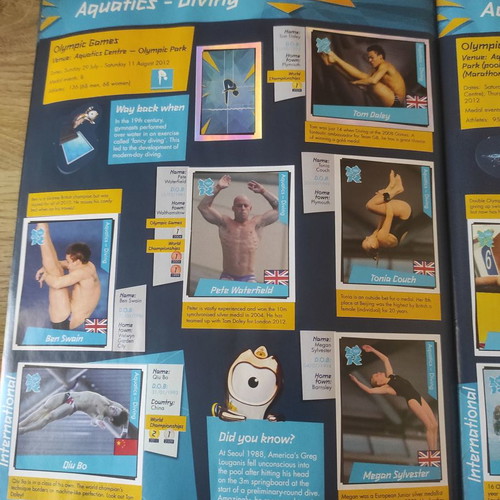 Panini album Olympic Games 2012 London used