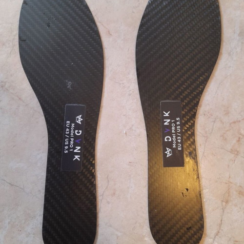 Dvnk carbon fiber insoles size 43