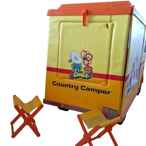 Vintage Mattel Barbie Camper used, rare collectible with box