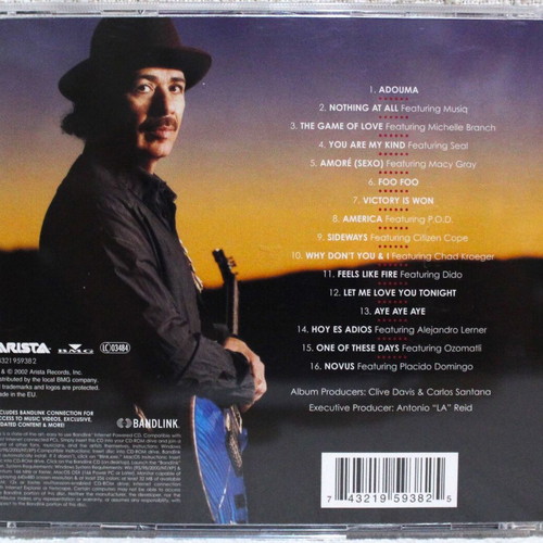 Santana Shaman CD album used, enhanced, rock