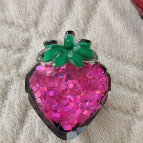 Charms for Crocs new, set of 5 colorful glittery