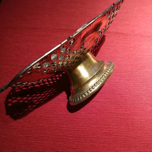 Vintage fondue bowl large used, ornate design