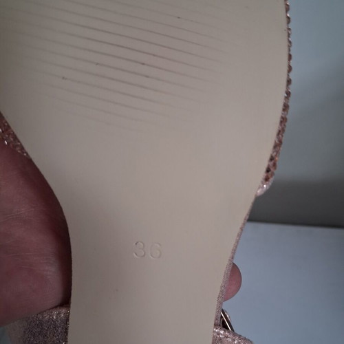 Women's Pink Platform Sandals Size 36 New