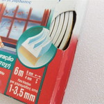 Tesa white airstop new for doors and windows 1-3.5 mm