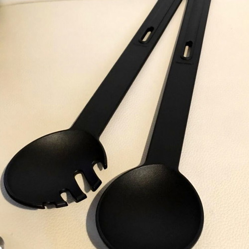 Tupperware kitchen spoon set new, ergonomic handle, heat resistant