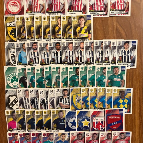 Super League 2019-2020 Stars stickers like new, pack of 69