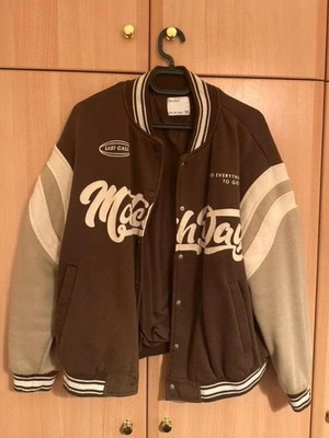 Jacket college beige brown Bershka used No L