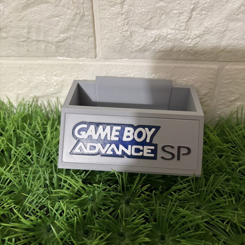 Game Boy Advance SP stand, 3D printed