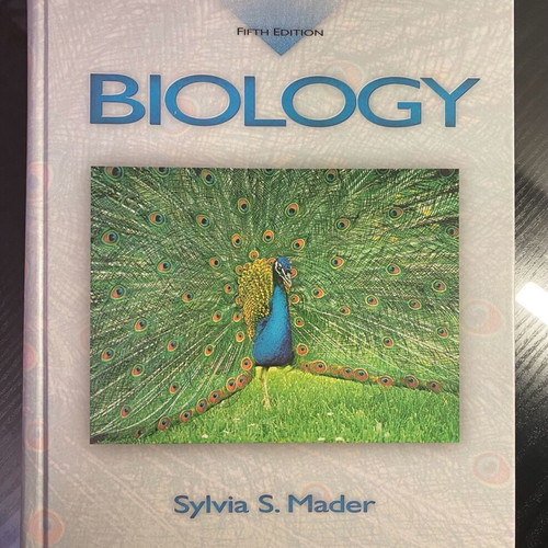 Biology books by Sylvia S. Mader and art notebook new
